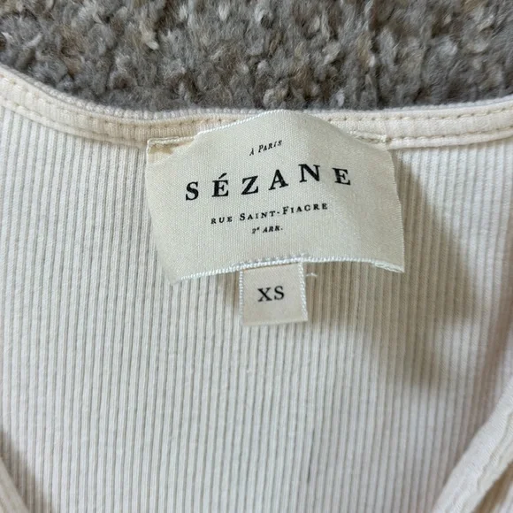 Sezane Maia Tee - Cream - Picture 3 of 4
